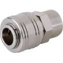 Silverline Euro Luchtslang Snelkoppeling - Vrouwelijke Draad 1/4" BSP