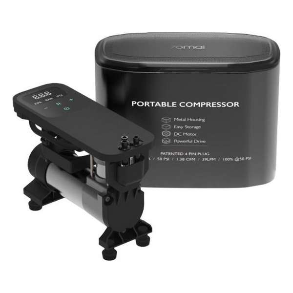 Grandecom® Luchtcompressor | Compressor Bandenpomp | Auto / Fiets Band | PSI 100 | 39L/min Grandecom® Luchtcompressor | Compressor Bandenpomp | Auto / Fiets Band | PSI 100 | 39L/min