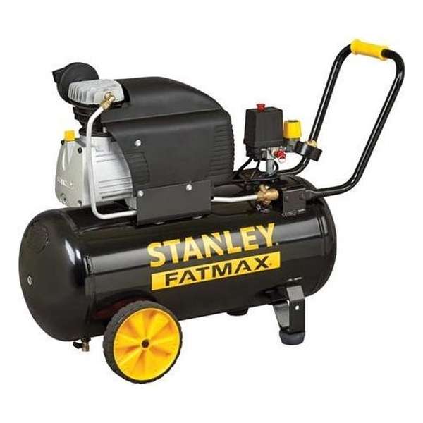Stanley Fatmax- Heavy Duty - Lubricated Direct-Drive Compressor - 2 Hp / 50 L / 8 Bar Stanley Fatmax- Heavy Duty - Lubricated Direct-Drive Compressor - 2 Hp / 50 L / 8 Bar