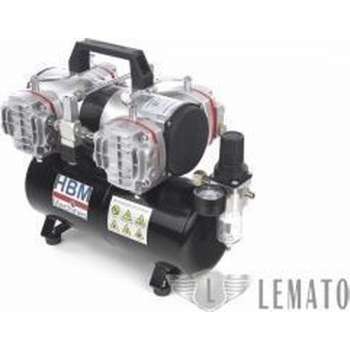 Airbrush Compressor 4 Cilinder+Tank AS-48-A