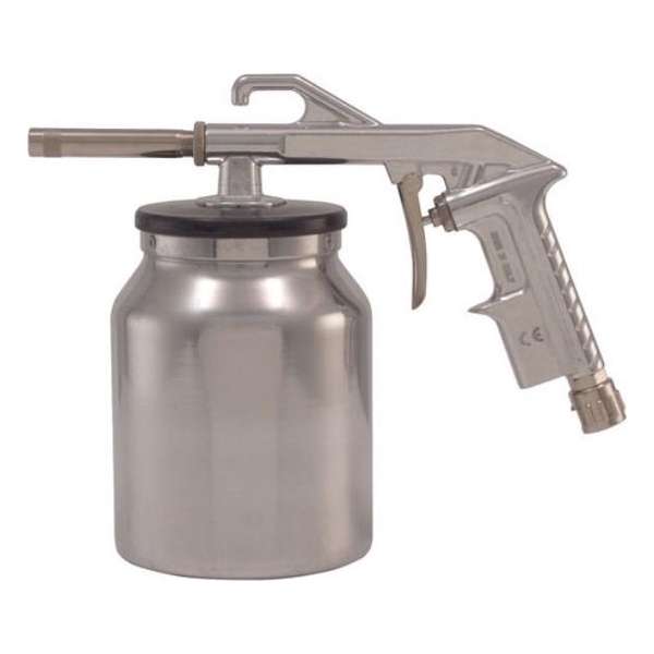 Zandstraalpistool met 1 liter onderbeker orion aansluiting voor o.a. straalgrit te verwerken Zandstraalpistool met 1 liter onderbeker orion aansluiting voor o.a. straalgrit te verwerken