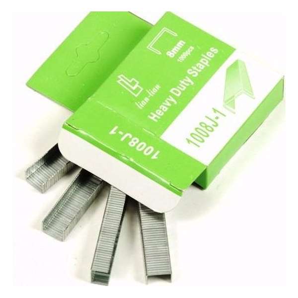Topgear Nietjes los 12 x 8, Nietmachine/tacker handmodel (1000 stuks) Topgear Nietjes los 12 x 8, Nietmachine/tacker handmodel (1000 stuks)