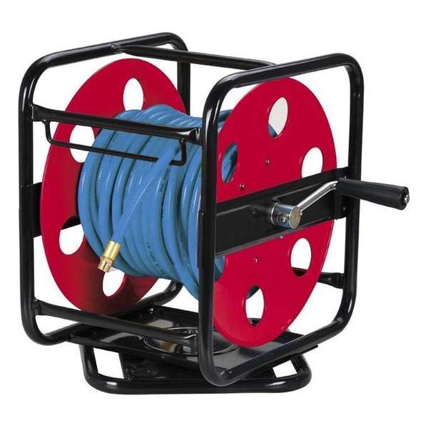 OPROLLER OP VOET SLANG 8X12- 30M PERSLUCHTSLANG 10 BAR OPROLLER OP VOET SLANG 8X12- 30M PERSLUCHTSLANG 10 BAR