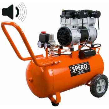 360 Ltr/min Geluidsarme 58dB SPERO Compressor - 50Ltr Tank - 9Bar