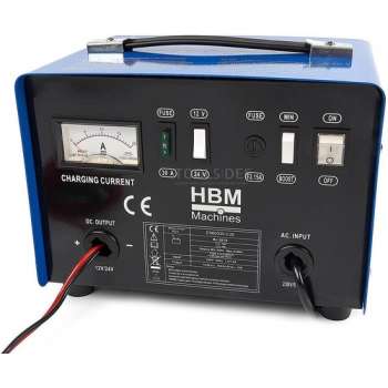 HBM Professionele Acculader, Startbooster 12, 24 Volt 92 “ 210 Ah
