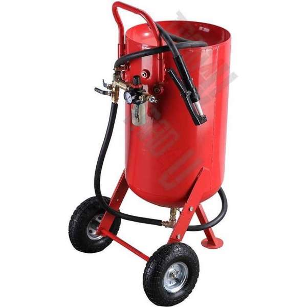 SB 26 verrijdbare straalketel zandstraalpot 100 liter
