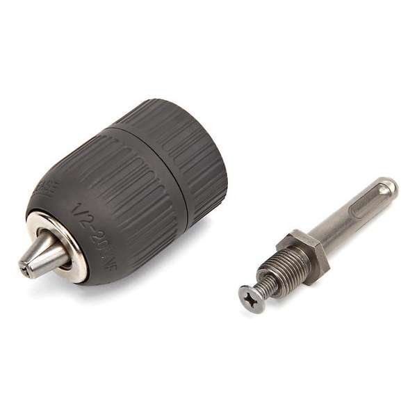 HBM 1/2 - 20 Snelspanboorkop 2-13 mm. Incl SDS Stift HBM 1/2 - 20 Snelspanboorkop 2-13 mm. Incl SDS Stift