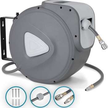 Sens Design Persluchtslang met haspel - 15M