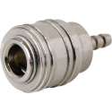 Silverline Euro Luchtslang Snelkoppeling - 8 mm. Slangeind