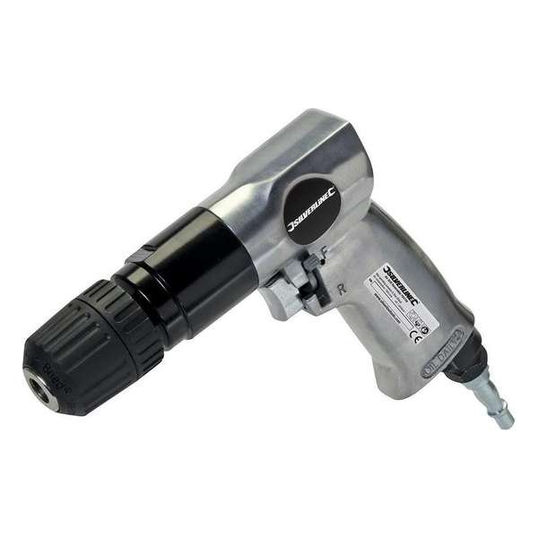Silverline Compressor - Pneumatische - Boormachine - 10 mm. Silverline Compressor - Pneumatische - Boormachine - 10 mm.