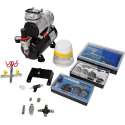 Airbrush Compressorset met 3 pistolen