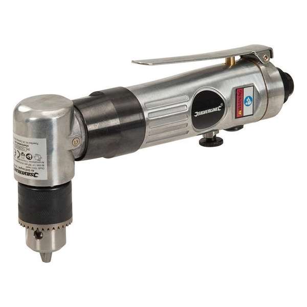 Silverline Haakse Compressor - Pneumatische - Boormachine - 10 mm. Silverline Haakse Compressor - Pneumatische - Boormachine - 10 mm.