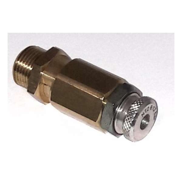 Compressor veiligheidsventiel instelbaar van 13-18 bar 3/8" aansluiting Compressor veiligheidsventiel instelbaar van 13-18 bar 3/8" aansluiting