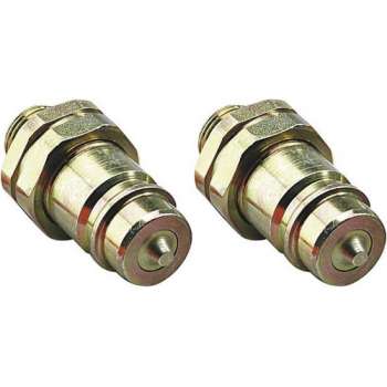 Hydraulische connector M22 x 1,5, 25 mm schroefdraad, 2 stuks