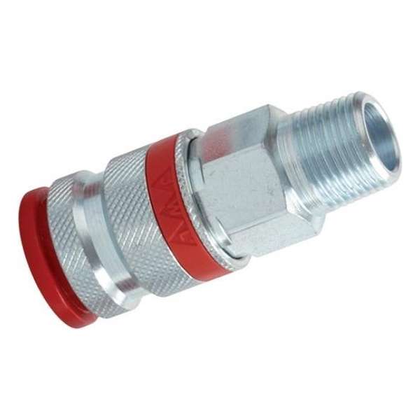 JWL Metabo luchtkoppeling EURO 520 serie met ¼” uitwendige schroefdraad JWL Metabo luchtkoppeling EURO 520 serie met ¼” uitwendige schroefdraad