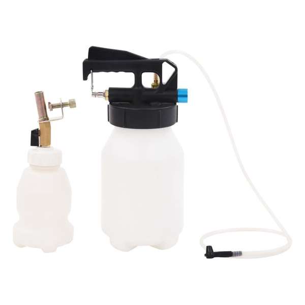 vidaXL Remontluchtingspomp pneumatisch met vulfles 3,5 L