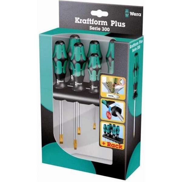 Wera 5105656001 Schroevendraaierset - 6 delig Wera 5105656001 Schroevendraaierset - 6 delig