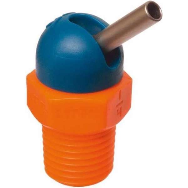 "Spuitmond CD b. 70bar 1/4" D4,1mm L0mm zw." "Spuitmond CD b. 70bar 1/4" D4,1mm L0mm zw."