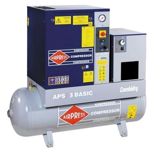Airpress Schroefcompressor APS 3 Combi DRY Basic Airpress Schroefcompressor APS 3 Combi DRY Basic