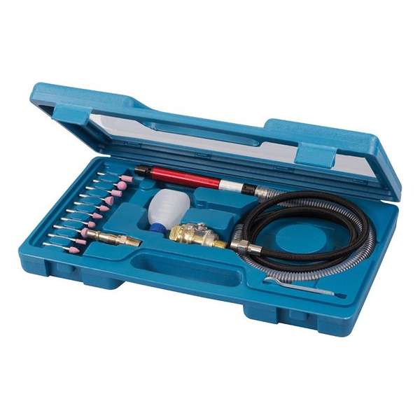 Silverline Compressor - Pneumatische - Stift Freesmachine - 6,2 Bar Silverline Compressor - Pneumatische - Stift Freesmachine - 6,2 Bar
