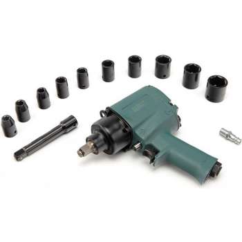 Profi Pneumatische 15 Delige 1/2 Slagmoersleutelset 720 Nm
