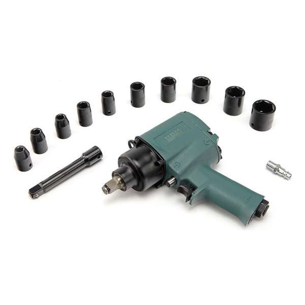Profi Pneumatische 15 Delige 1/2 Slagmoersleutelset 720 Nm