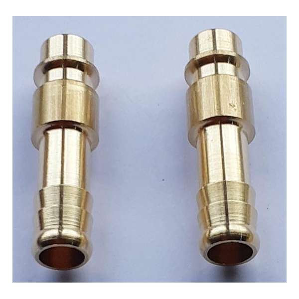 K&W Luchtsteeknippel (2 stuks) orion met 10 mm slangtule messing K&W Luchtsteeknippel (2 stuks) orion met 10 mm slangtule messing