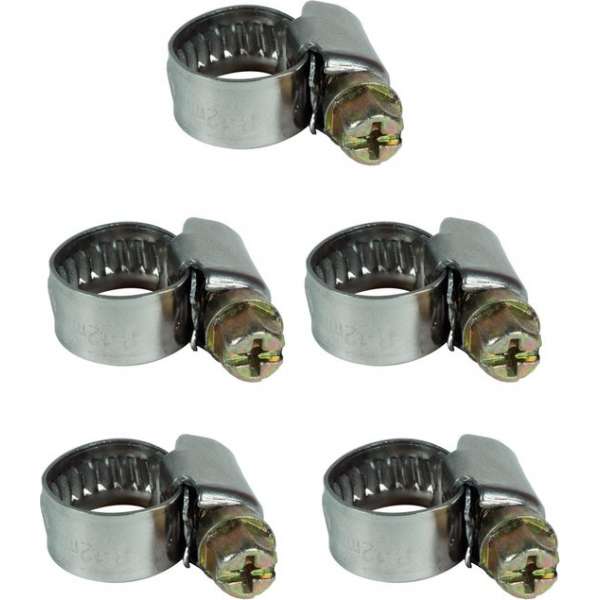 EINHELL Slangklemmenset 5 stuks. 8 - 12mm EINHELL Slangklemmenset 5 stuks. 8 - 12mm