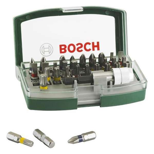 Bosch accessoire bitset - 32 delig - Met kleurcode Bosch accessoire bitset - 32 delig - Met kleurcode