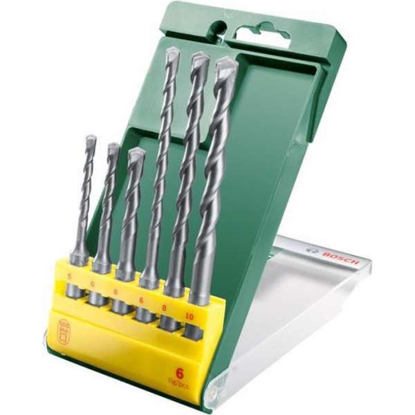 Bosch 6-delige boorset - S4 SDS-Plus - 6-delig Bosch 6-delige boorset - S4 SDS-Plus - 6-delig