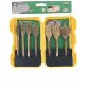 Boorset met titanium coating - Speedboor - Speedboren - Hout boor - Boren - Hout - 7-delig
