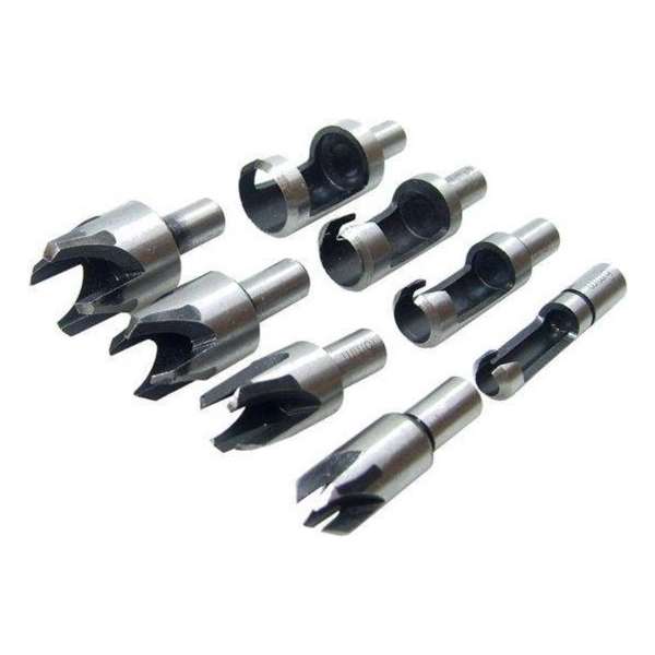Boorset - Proppenboor - Houtproppen - 8 Delig Boorset - Proppenboor - Houtproppen - 8 Delig