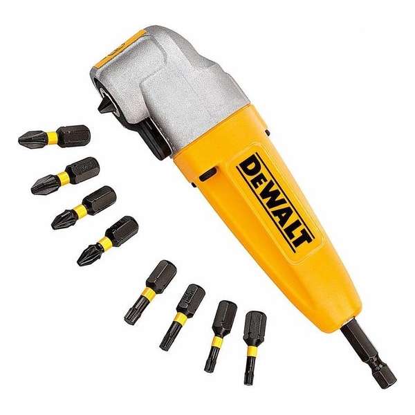 DeWalt DT71517T 9 delige Torsion bitset inclusief haakse bithouder DeWalt DT71517T 9 delige Torsion bitset inclusief haakse bithouder