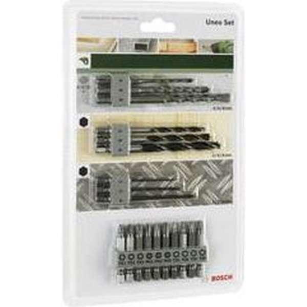 Bosch Uneo Accessoire Set - 19 delig - Geschikt voor Bosch Uneo boorhamer - SDS Quick Bosch Uneo Accessoire Set - 19 delig - Geschikt voor Bosch Uneo boorhamer - SDS Quick