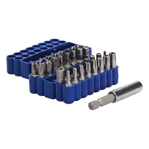 Silverline Bit Set met Magnetische Bithouder - Lengte 25 mm. - 33 Delig Silverline Bit Set met Magnetische Bithouder - Lengte 25 mm. - 33 Delig