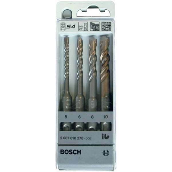 Bosch SDS+ Borenset 110mm 5/6/8/10mm (sds plus) Bosch SDS+ Borenset 110mm 5/6/8/10mm (sds plus)