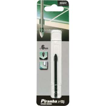 Piranha HI-TECH Tegel- & Glasboor 6mm X53237