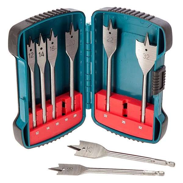 Makita P-52093 Speedborenset 8-delig Makita P-52093 Speedborenset 8-delig