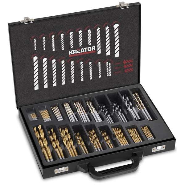 Kreator KRT012801 Boren- en beitelset - SDS-Plus - 17 delig Kreator KRT012801 Boren- en beitelset - SDS-Plus - 17 delig