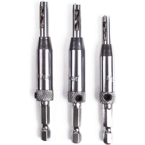 Hofftech ScharnierBoor / Centreerboor (3 Delig) Hofftech ScharnierBoor / Centreerboor (3 Delig)