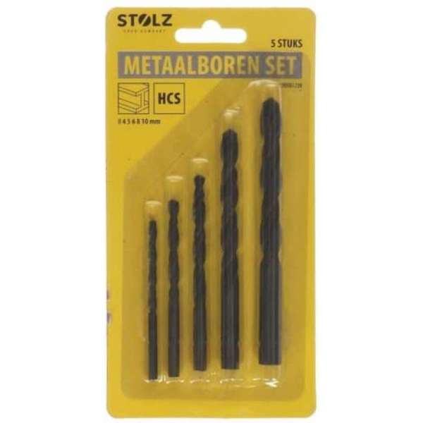 Metaalboren set 5-delig - Boren metaal 5 delig - 4, 5 ,6, 8, 10 mm Metaalboren set 5-delig - Boren metaal 5 delig - 4, 5 ,6, 8, 10 mm