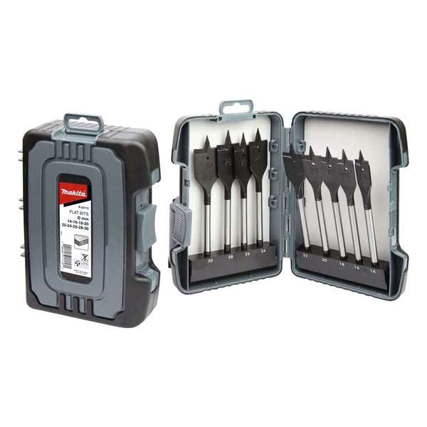 Makita Speedborenset 9-delig 1/4" ZK vorm E Makita Speedborenset 9-delig 1/4" ZK vorm E