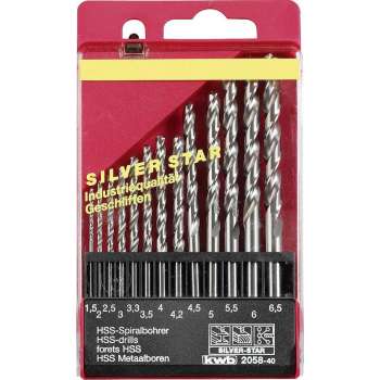 HSS Silverstar Borenset - 13-D -elig 1,5-6,5 mm