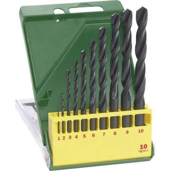 Bosch Set HSS-R Boren 10-delig Bosch Set HSS-R Boren 10-delig