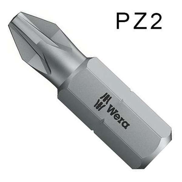 Kruiskop PZ2 bit van Wera 4013288014665 Kruiskop PZ2 bit van Wera 4013288014665