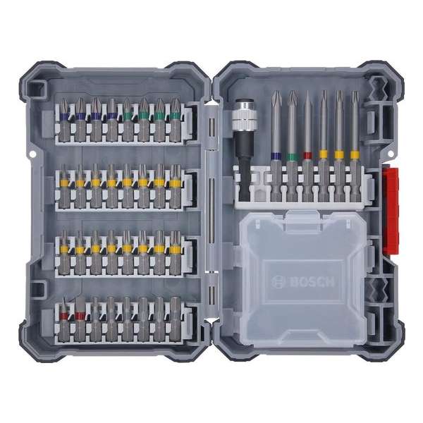 Bosch Professional 40-Delige Boor- en Schroevendraaierbitset (Pick and Click, Extra Harde Schroefbits, met Universeelhouder) Bosch Professional 40-Delige Boor- en Schroevendraaierbitset (Pick and Click, Extra Harde Schroefbits, met Universeelhouder)
