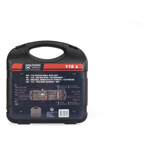 Borenset | 118-delig | Gereedschapkoffer | Gereedschap | Multifunctioneel Borenset | 118-delig | Gereedschapkoffer | Gereedschap | Multifunctioneel