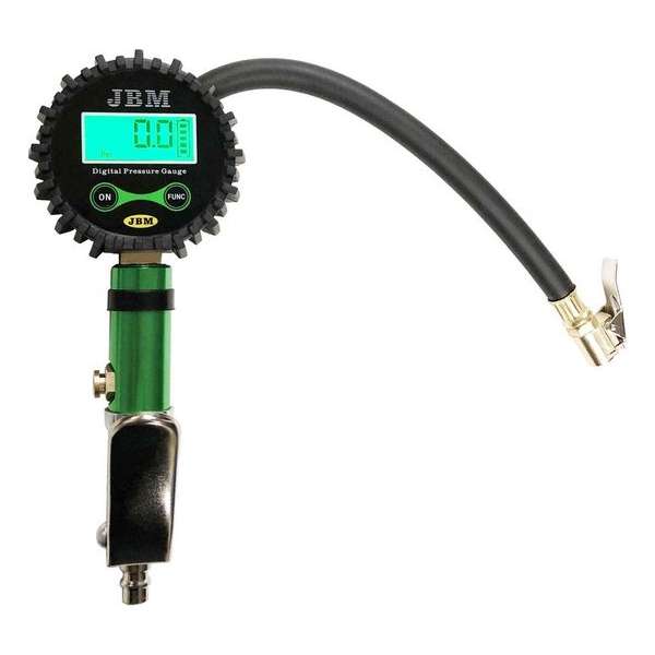 JBM Tools | pneumatische luchtpomp met digitale manometer|Bandenpomp|Auto|