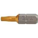 Graphite Bit Torx T15, 25mm, S2 Tin, 2 Op Een Blister