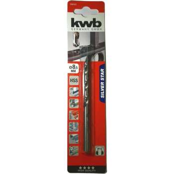 KWB HSS Silverstar Metaalboor op Kaart - 8,5 mm